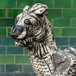 Large Dragon Sculpture Concrete Statue Cement Animal Decoration Outdoor Monster Ornament Handmade Dragon Lover Gift Yard Art - thumbnail 2