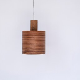 Rustic Walnut Light Fixture For Dining Room , Mid Century Lamp, Wood Chandelier Stylish Kitchen Decor - thumbnail 3