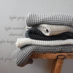 Linen Bath Towel - Large Sauna Waffel Gift - Home & Living Favor - thumbnail 3