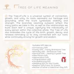 Carnelian Stone Tree, 17Th Anniversary Gift, Birthday Gift - thumbnail 4