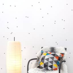 Mini Triangles 1.5 cm On The Wall in Any Color From Our Palette, Small Stickers, Stickers - thumbnail 2