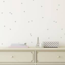 Mini Triangles 1.5 cm On The Wall in Any Color From Our Palette, Small Stickers, Stickers - thumbnail 3