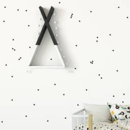 Mini Triangles 1.5 cm On The Wall in Any Color From Our Palette, Small Stickers, Stickers - thumbnail 1