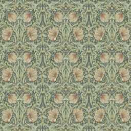 Custom Made William Morris Pimpernel Forest Blackout Lining Curtains 3 - thumbnail 2