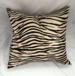 Velvet Letigre Pillow, Cheetah Pillow Case, Zebra Safari Animal Print, Jungle Pillow, Tigers Eye Spotted Leopard - thumbnail 1