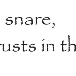 "Vinyl Wall Art Decal - Proverbs 2925 ""The Fear Of Man Lays A Snare, But Whoever Trusts in The Lord Is Safe." - thumbnail 2