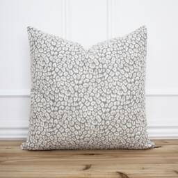 Leopard Pillow Cover Animal Print 20 X Textured Designer Decorative Lumbar - Remy