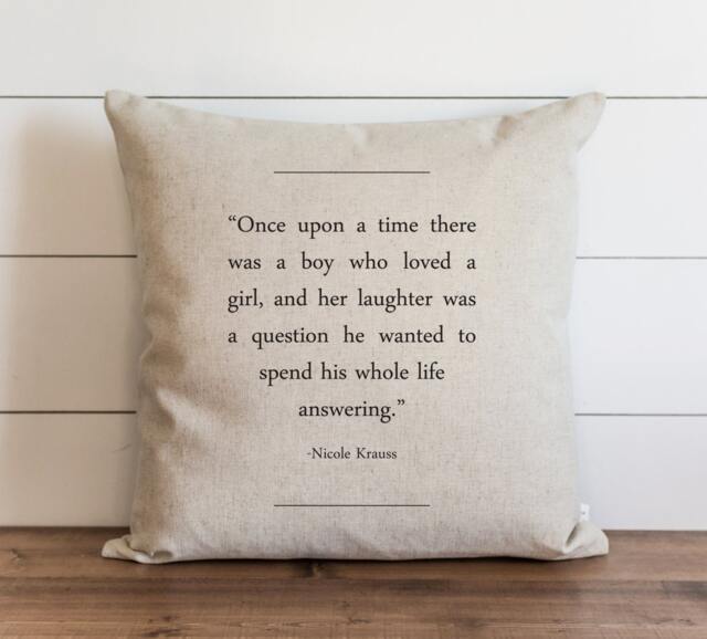 Book Collection_Nicole Krauss 20 X Pillow Cover // Everyday Throw Gift Accent Cushion - image 1