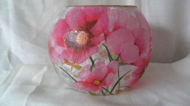 Summer Flowers Candle Bowl - Mothers Day - image 1