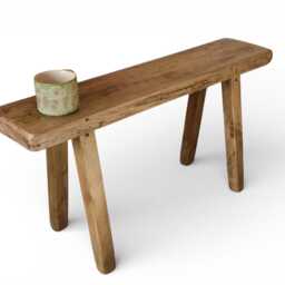 Woodborough Reclaimed Timber End Table - thumbnail 2