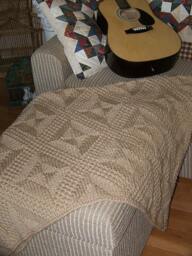 Knitting Pattern - 3 Sizes Of Really Reversible Baby Blanket, Afghan, Or Bath Mat Rug - thumbnail 3