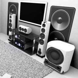 Large Stereo Speakers Wall Decal Dance Party Dj Audio Band Amps Rock Jazz Hip Hop Blues Punk Rap Country R&b Classical Music By Blazingvault - thumbnail 3
