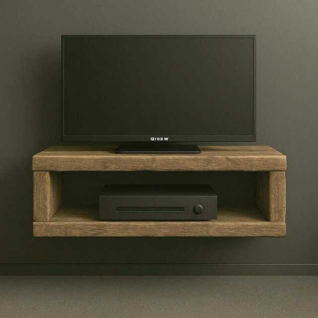 Rustic Floating Tv Unit - Shelving Entertainment System by Etsy ...