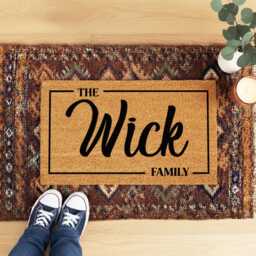 Durable Personalised Doormat - Custom Family Entrance Mat Outdoor Porch Rug - thumbnail 4