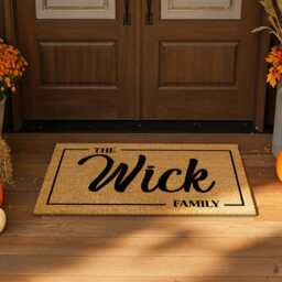 Durable Personalised Doormat - Custom Family Entrance Mat Outdoor Porch Rug - thumbnail 2
