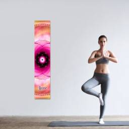 Love Tapestry Wall Hanging Spiritual Meditation Art - thumbnail 3