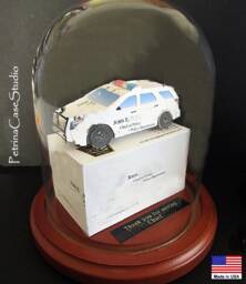 Police Pt Cruiser Business Card Sculpture 1659, Policeman Design 2031 - thumbnail 1