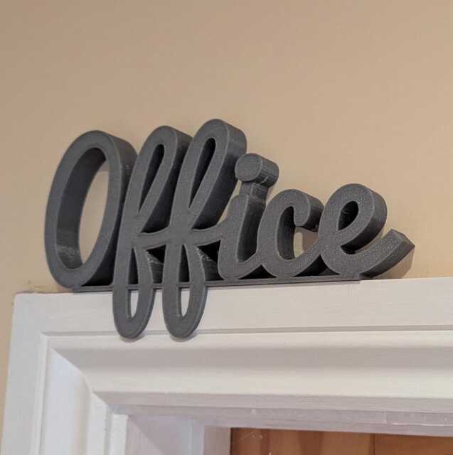 Office Door Sign, Home Topper, Room Custom The Art, Wall Sign - image 1