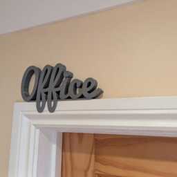 Office Door Sign, Home Topper, Room Custom The Art, Wall Sign - thumbnail 4