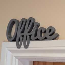 Office Door Sign, Home Topper, Room Custom The Art, Wall Sign