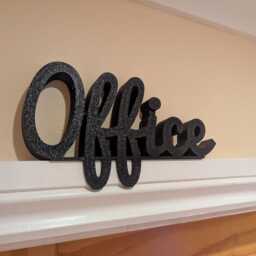 Office Door Sign, Home Topper, Room Custom The Art, Wall Sign - thumbnail 2