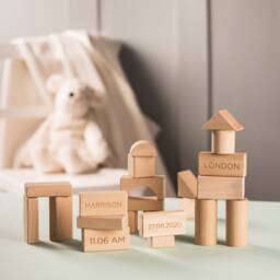 Personalised Children's Wooden Blocks Toy - thumbnail 2