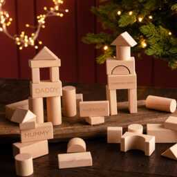 Personalised Children's Wooden Blocks Toy - thumbnail 4