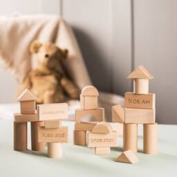 Personalised Children's Wooden Blocks Toy