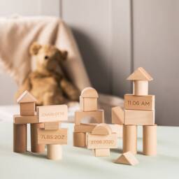 Personalised Children's Wooden Blocks Toy - thumbnail 3