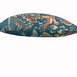 Mulberry Fantasia Teal Double Sided Pillow Cover Cushion - thumbnail 2