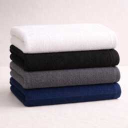 Monogrammed Cotton Towel Personalized Embroidered Bath & Hand Set - thumbnail 4
