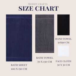 Monogrammed Cotton Towel Personalized Embroidered Bath & Hand Set - thumbnail 2
