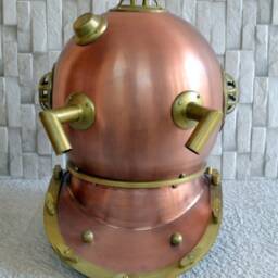 18 Inch Divers Helmet Scuba Diving Figurines - thumbnail 2