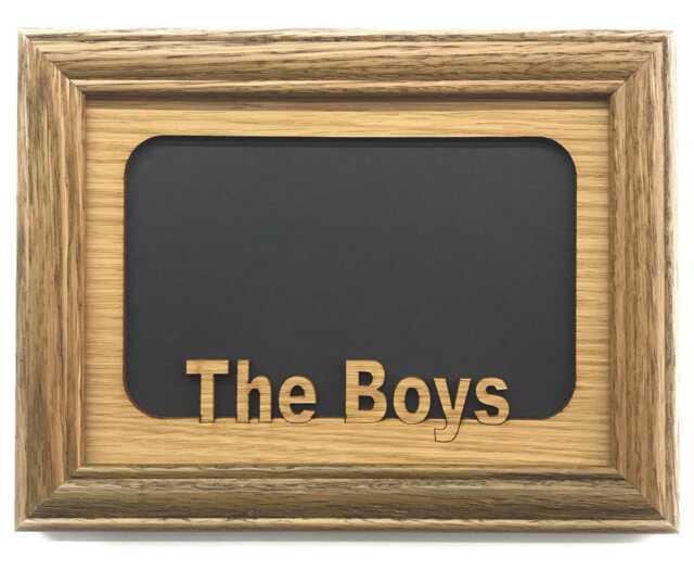 The Boys Picture Frame - 5x7 Holds 4x6 Photo My Frame, Group Gift For Boymom, Mom - image 1