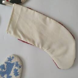 Personalized Punch Needle Christmas Stocking, Custom Embroidered Family Hand Tufted Kids Stocking Gift ??dea, Xmas - thumbnail 4