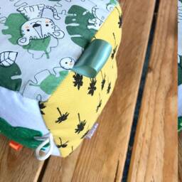 Baby Manipulation Toy, Grasping Cube, Fabric Different Textures & Materials - thumbnail 4