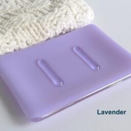 Fused Glass Soap Dish in Opaque By Bprdesigns - thumbnail 2