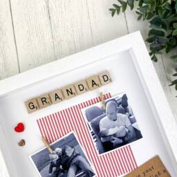 Grandad Frame - Fathers Day Gift - Football Liverpool Fc - You'll Never Walk Alone - Personalised Photo Gift Idea - thumbnail 2