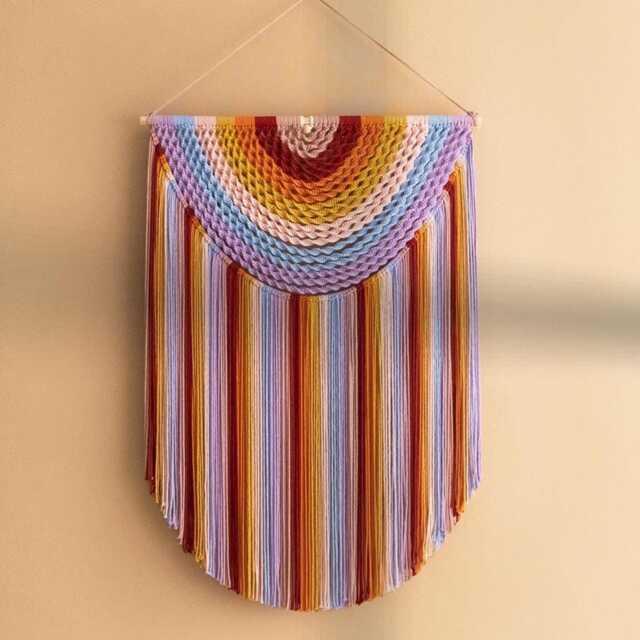 Large Macrame Wall Hanging, Handmade Boho Decor, Housewarming Gift, Living Room Art U04 - image 1