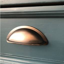 Hand Painted Blue Merchant Chest Of Drawers, Apothecary Style Sideboard - thumbnail 4