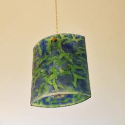 Fused Glass Pendant Light. Shell Design - thumbnail 2