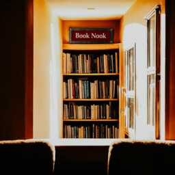 Book Nook Felt Flag Banner - 7 X 20 Inch Pennant Library Wall Decor - thumbnail 1