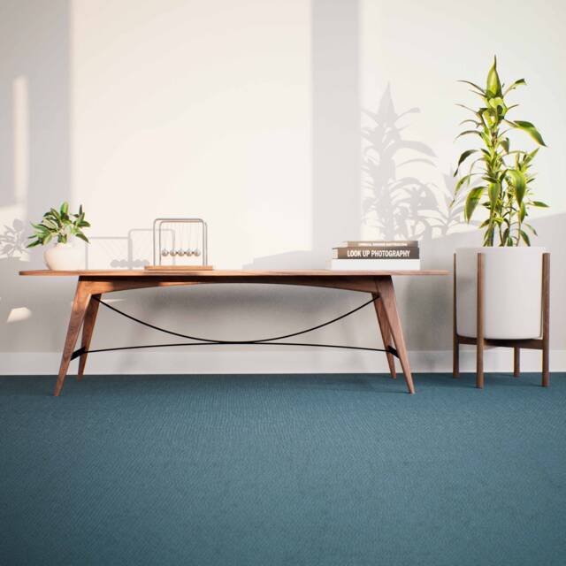 Modern Coffee Table, Small Table Decor, Rectangle Mid Century Natural Wood - image 1