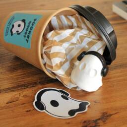 Mystery Ghost Figurine Box - Art Collectable With Sticker - thumbnail 3