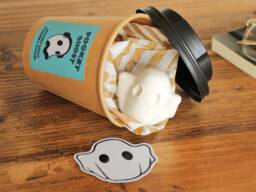 Mystery Ghost Figurine Box - Art Collectable With Sticker - thumbnail 1