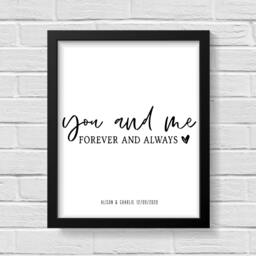 Personalised Love Quote Print, Anniversary Gift - Print Only - thumbnail 1