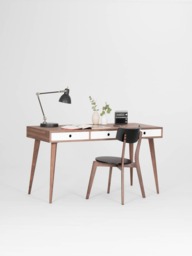 Kuub - Walnut Desk, Dressing Table, Bureau, Mid Century Modern