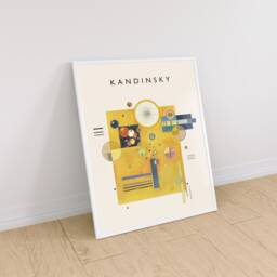 Kandinsky Poster, Soft Pressure, Wassily Wall Print, Bauhaus Abstract Art Decor, Housewarming Birthday Gift, Sizes A1/A2/A3/A4 - thumbnail 3