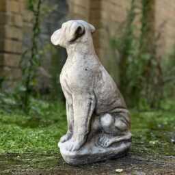 Garden Boxer Dog Figurine Concrete Statue Outdoor Pet Sculpture Cement Memorial Decoration Front Door Ornament Lover Gift - thumbnail 4
