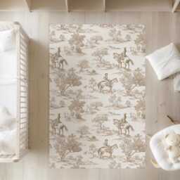 Toile De Jouy Texas Country, Carpet, Kids Decor, Children's Room Decor, Kids Rug, Carpet - thumbnail 2